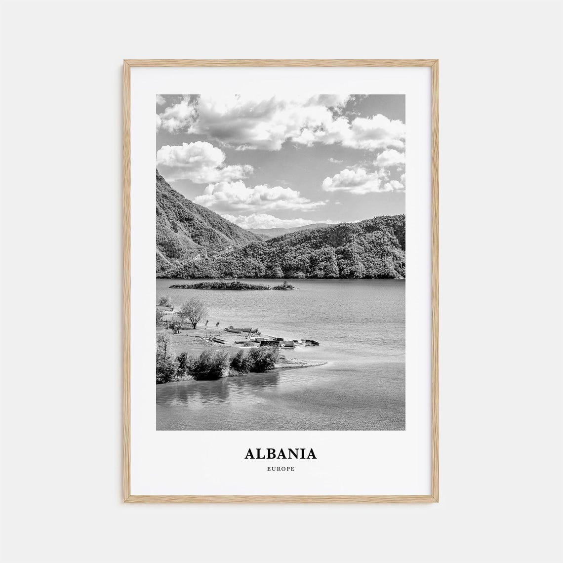 Albania Wall Art No 2 Albania Wall Decor Albania Poster Albania Home Decor Albania Travel Gift Albania Travel Print