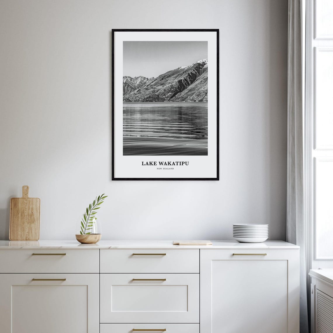 Lake Wakatipu Wall Art Lake Wakatipu Wall Decor Lake Wakatipu Poster Lake Wakatipu Home Decor Lake Wakatipu Travel Gift Travel Print - Image 2