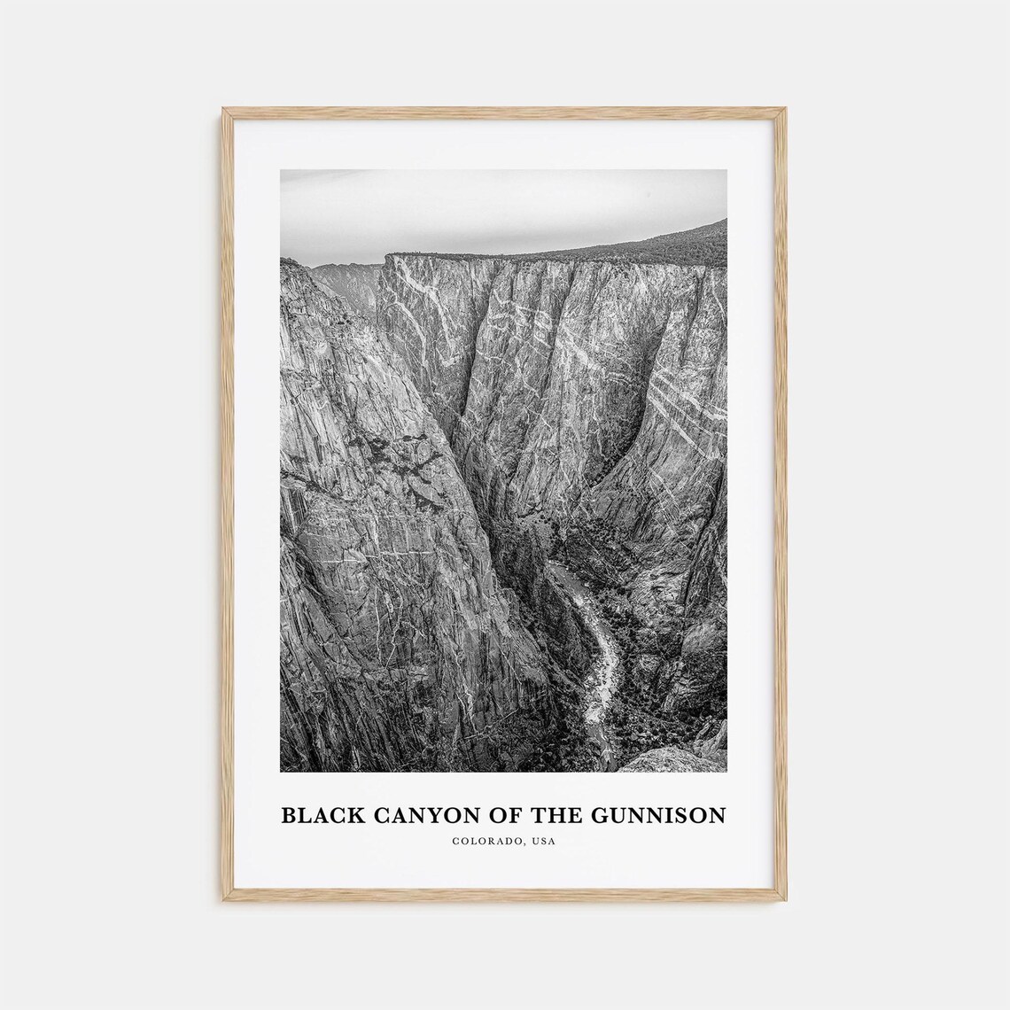 Black Canyon Of The Gunnison National Park Wall Art Black Canyon Wall Decor Black Canyon Of The Gunnison Poster Black Canyon Home Decor
