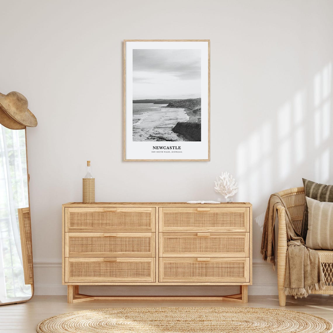 Newcastle New South Wales Australia Coastal Beach Photo Poster - Image 3