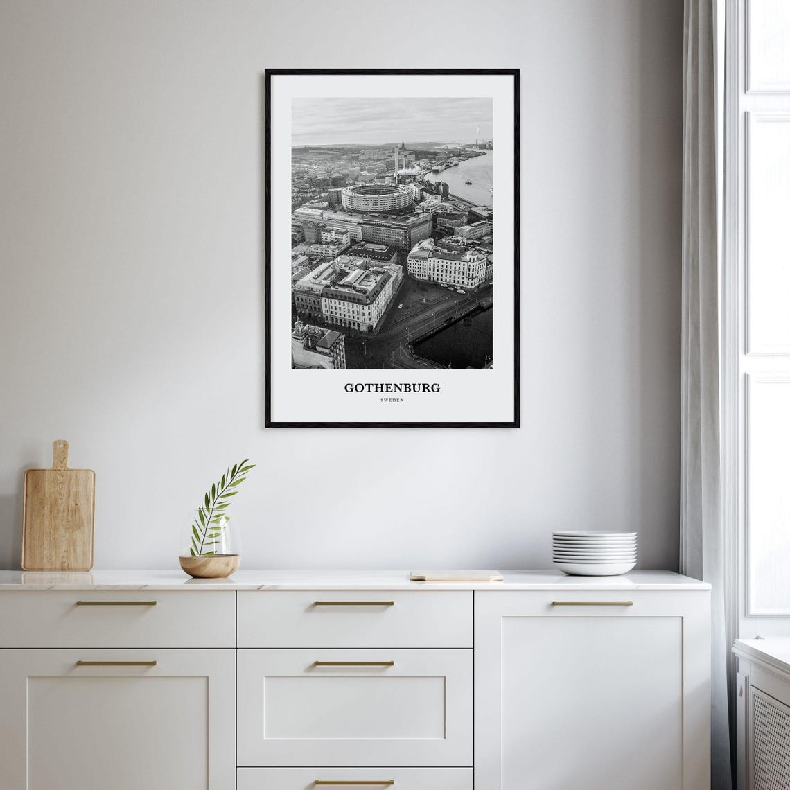 Gothenburg Wall Art Gothenburg Wall Decor Gothenburg Poster Gothenburg Home Decor Gothenburg Travel Gift Gothenburg Travel Print - Image 2