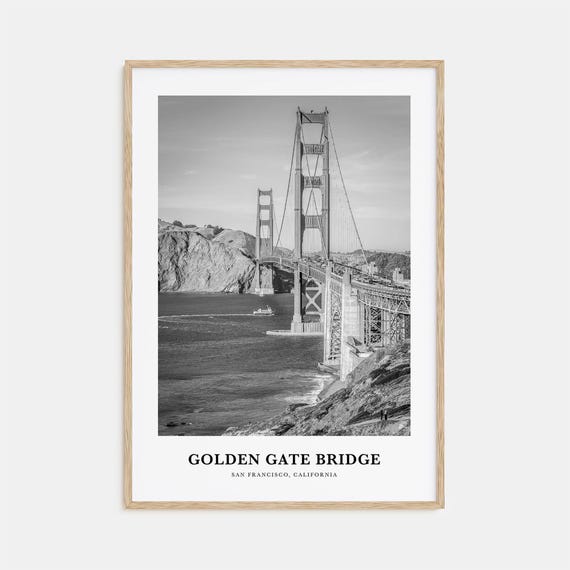 Golden Gate Bridge Wall Art Golden Gate Bridge Wall Decor Golden Gate Bridge Poster Golden Gate Bridge Home Decor Golden Gate Bridge