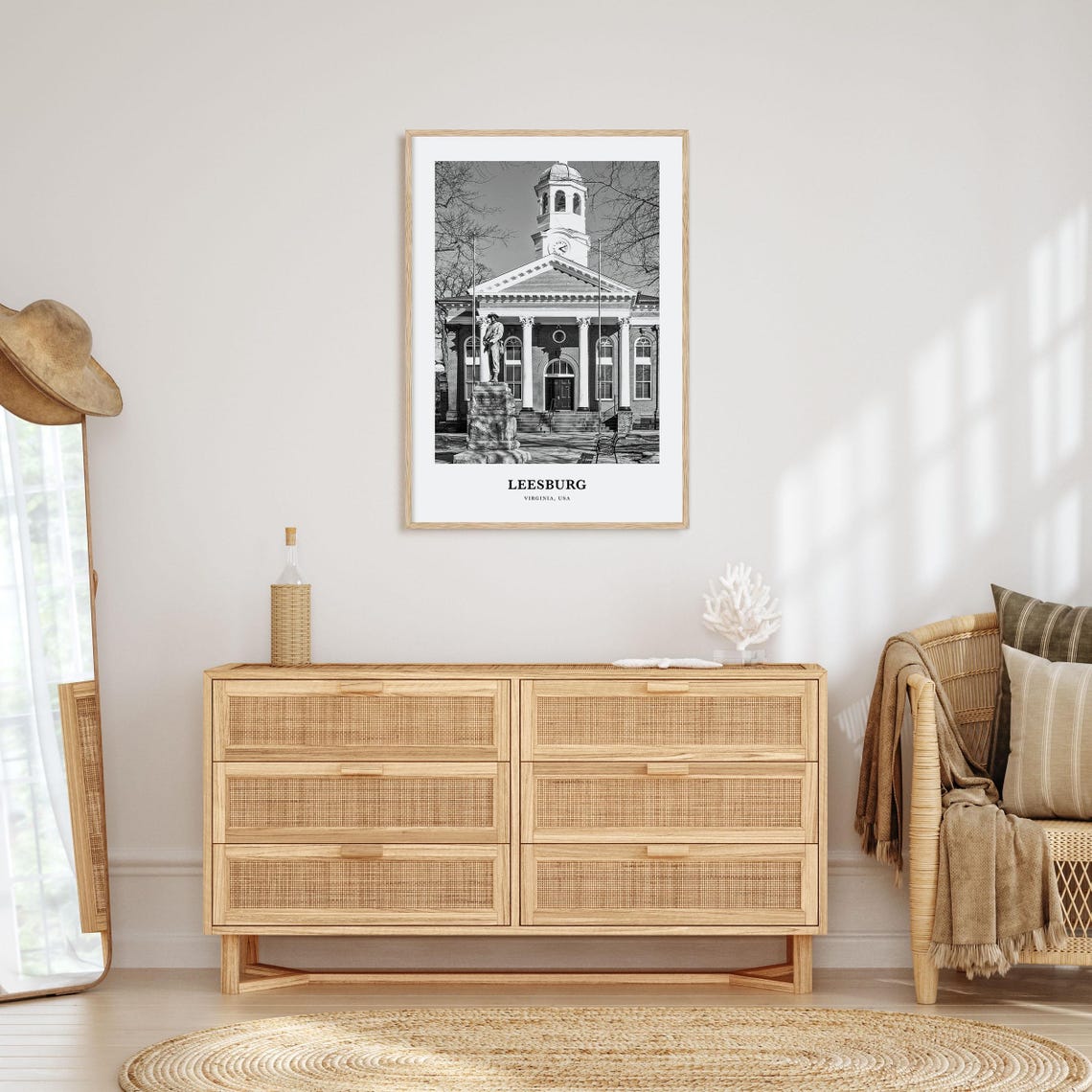 Leesburg Wall Art Leesburg Wall Decor Leesburg Poster Leesburg Home Decor Leesburg Travel Gift Leesburg Travel Print - Image 3