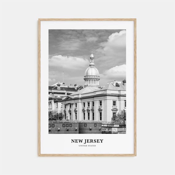 New Jersey Wall Art No 3 New Jersey Wall Decor New Jersey Poster New Jersey Home Decor New Jersey Travel Gift New Jersey Travel Print
