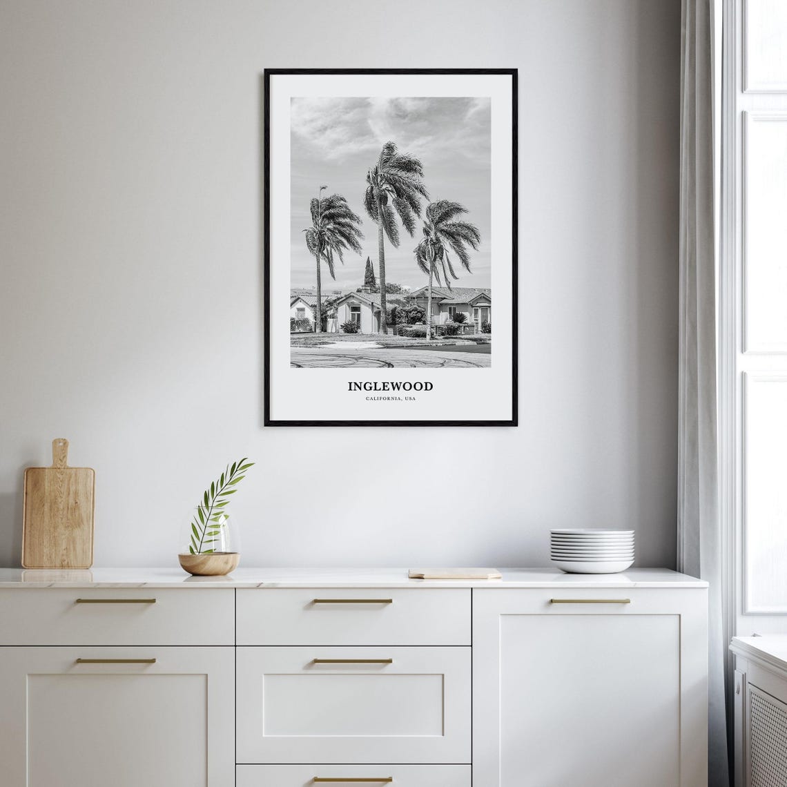 Inglewood Wall Art Inglewood Wall Decor Inglewood Poster Inglewood Home Decor Inglewood Travel Gift Inglewood Travel Print - Image 2