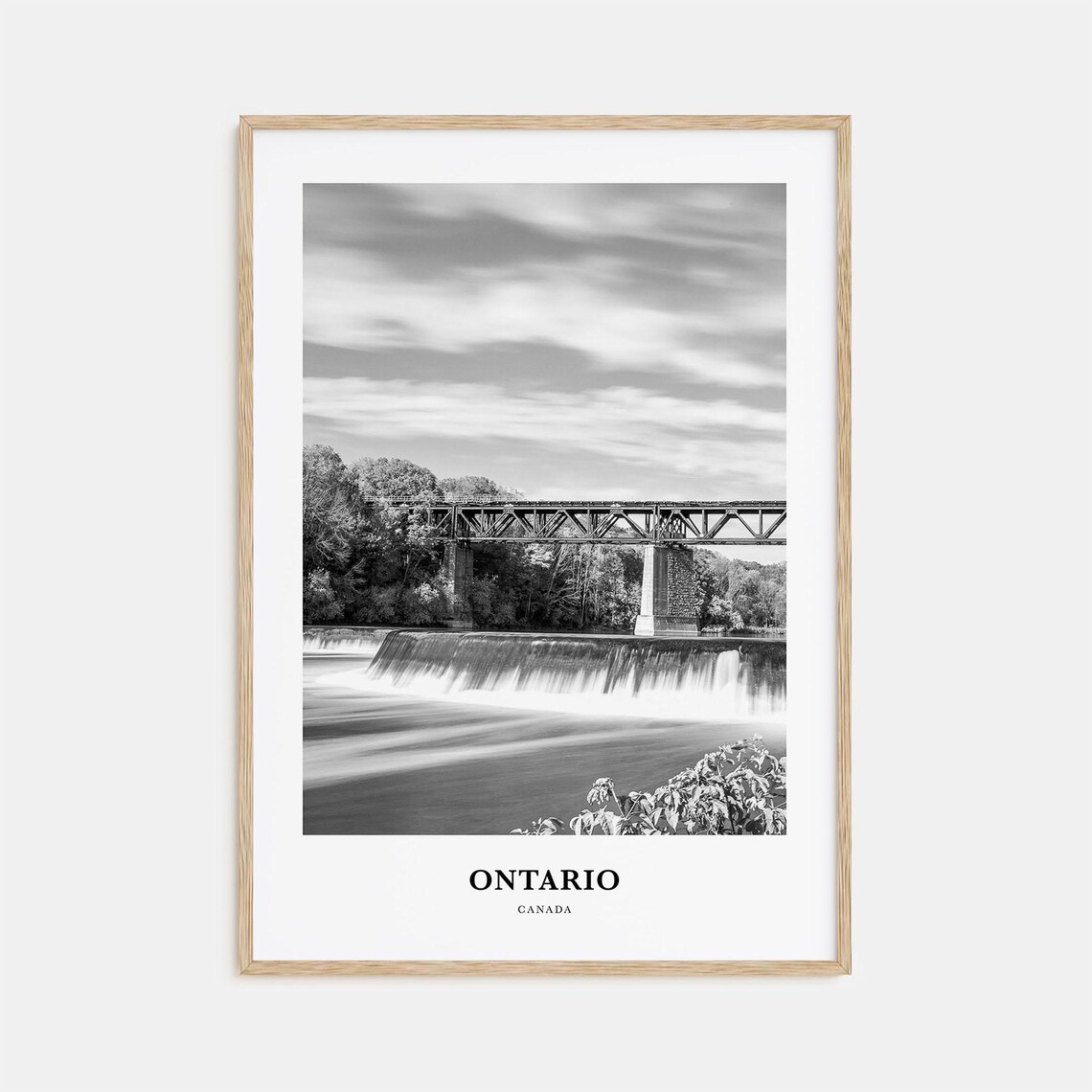 Ontario Wall Art Ontario Wall Decor Ontario Poster Ontario Home Decor Ontario Travel Gift Ontario Travel Print