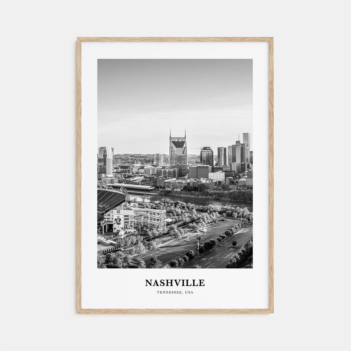 Nashville Wall Art No 2 Nashville Wall Decor Nashville Poster Nashville Home Decor Nashville Travel Gift Nashville Travel Print