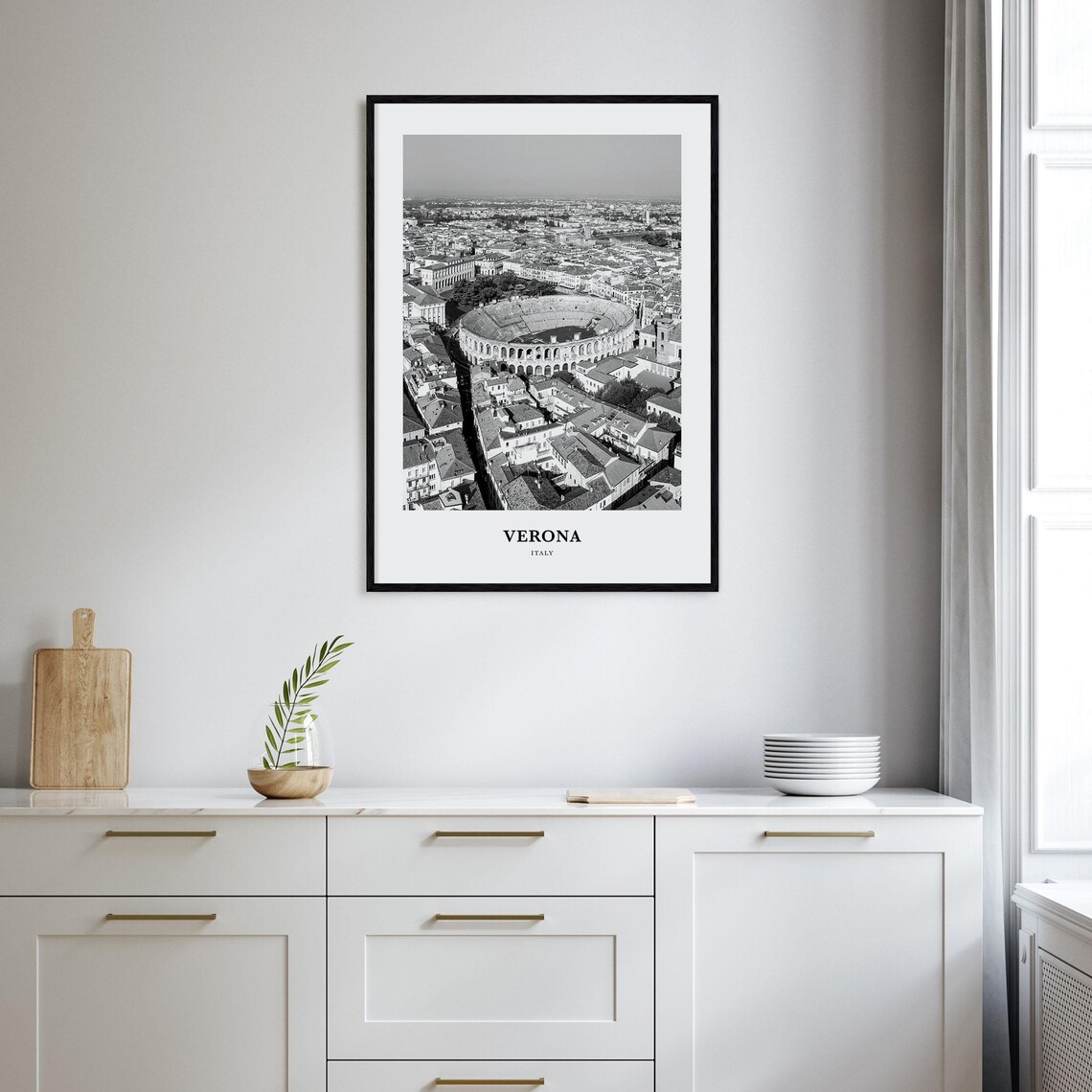 Verona Wall Art No 1 Verona Wall Decor Verona Poster Verona Home Decor Verona Travel Gift Verona Travel Print - Image 2