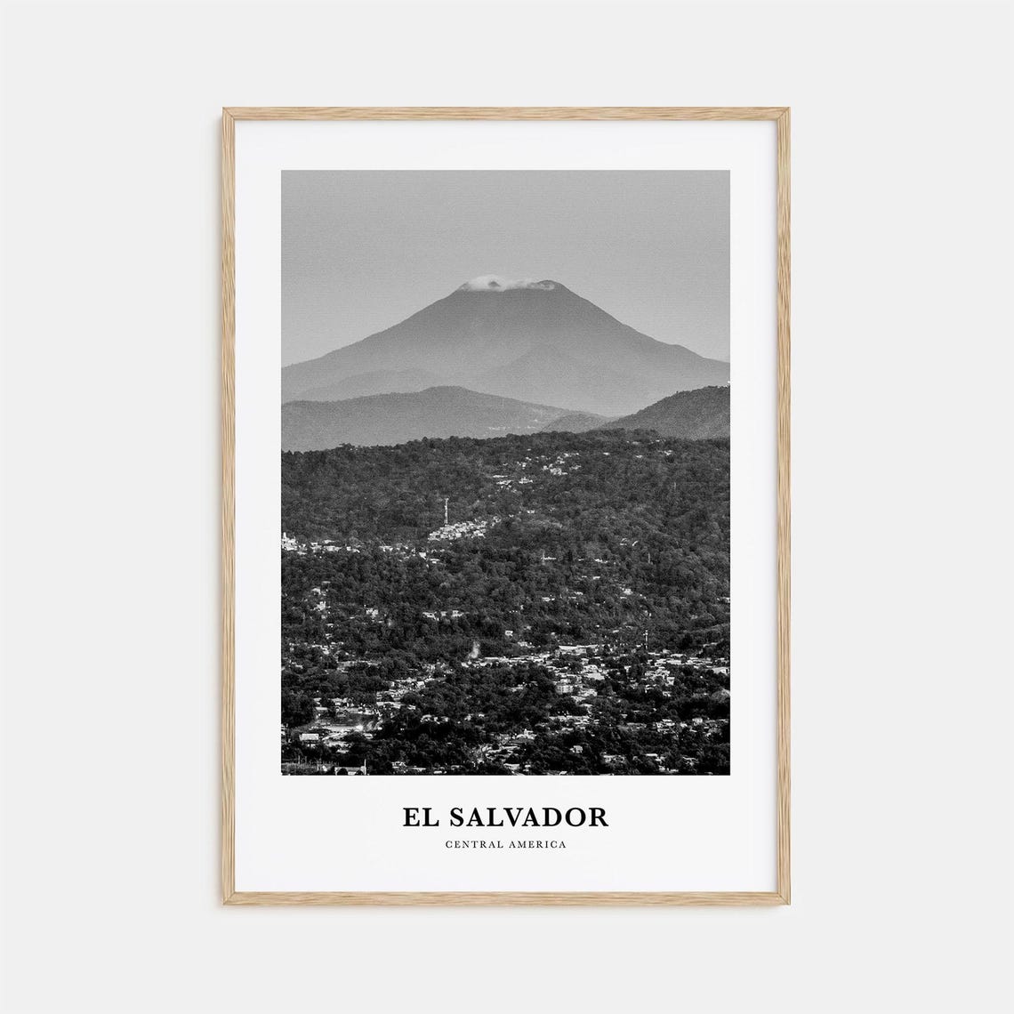 El Salvador Wall Art No 1 El Salvador Wall Decor El Salvador Poster El Salvador Home Decor El Salvador Travel Gift El Salvador Travel