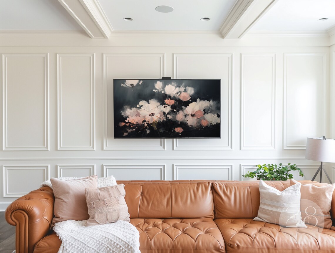 Frame Tv Spring Art Moody Blooms Painting Spring Frame Tv Frame Tv Art Spring Art Frame Tv - Image 3