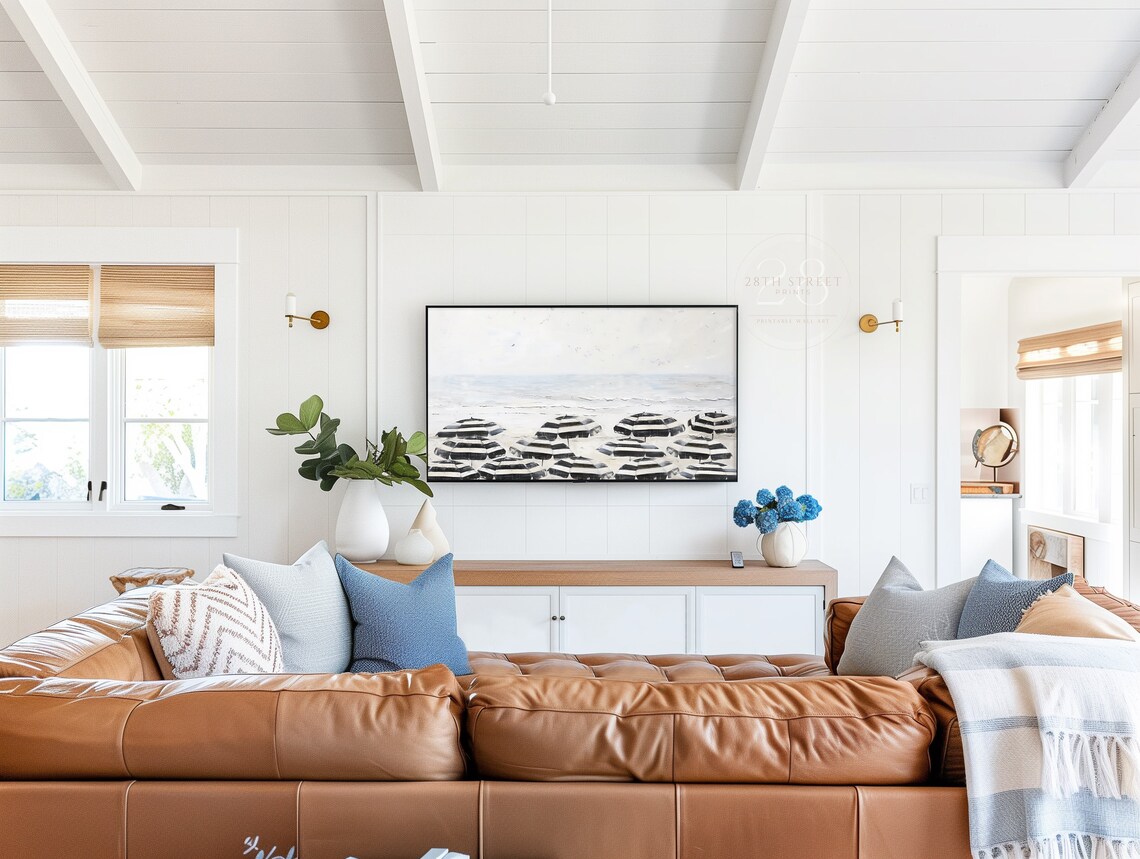 Summer Beach Art, Ocean Coastal Decor Poster - Image 2