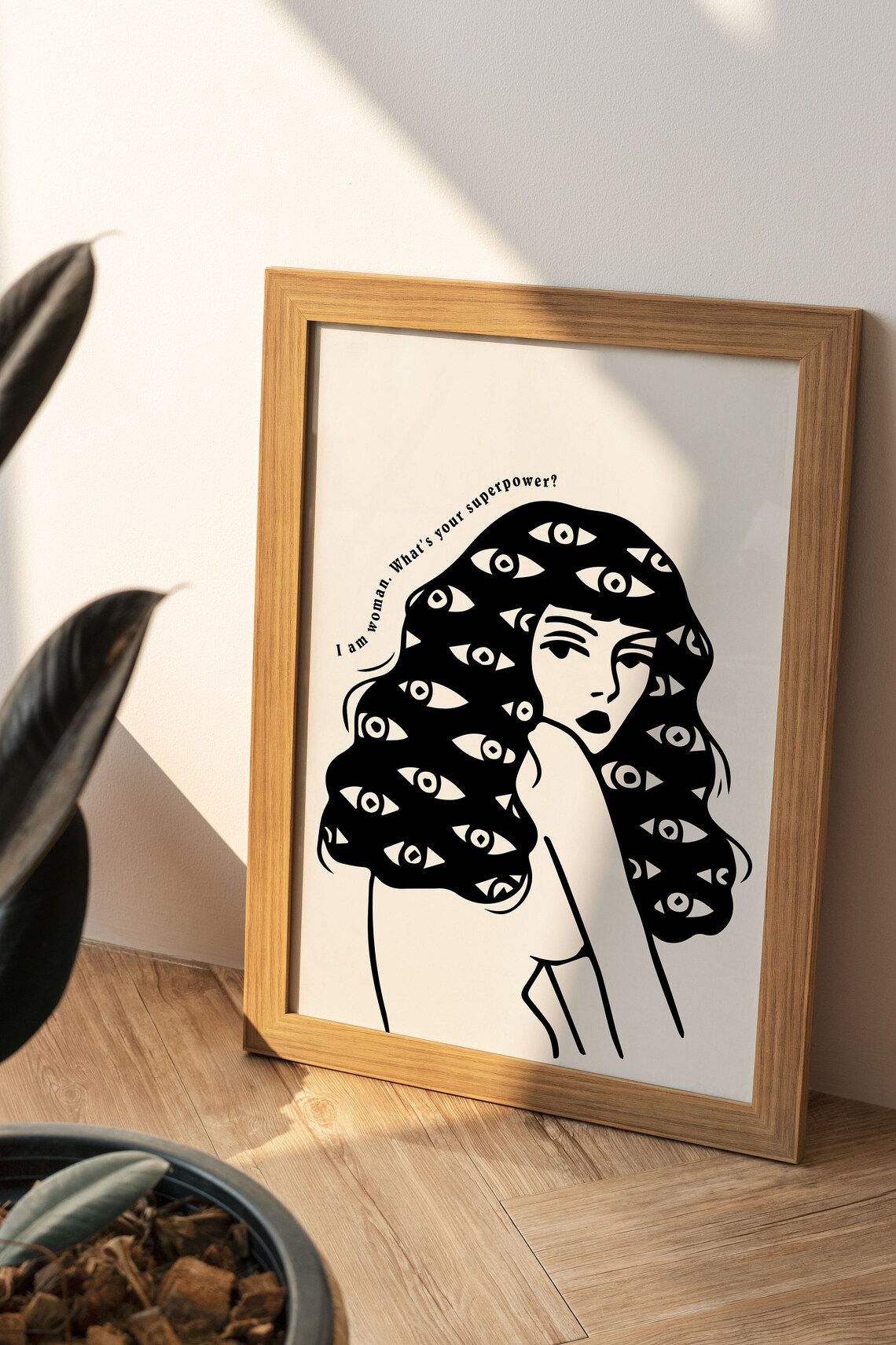 Pop Art Inspirational Woman Quotes Poster, Eclectic Decor - Image 5