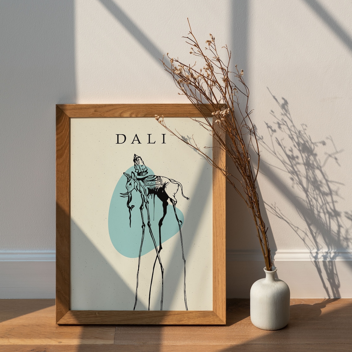 Salvador Dali Red Elephant Surrealism Art Print - Image 2