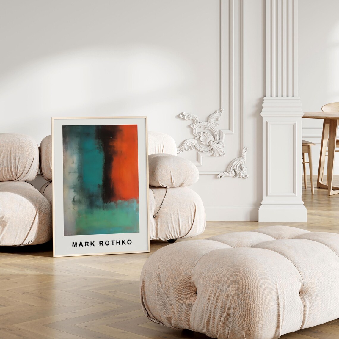 Mark Rothko Minimalist Abstract Poster, Modern Decor - Image 4