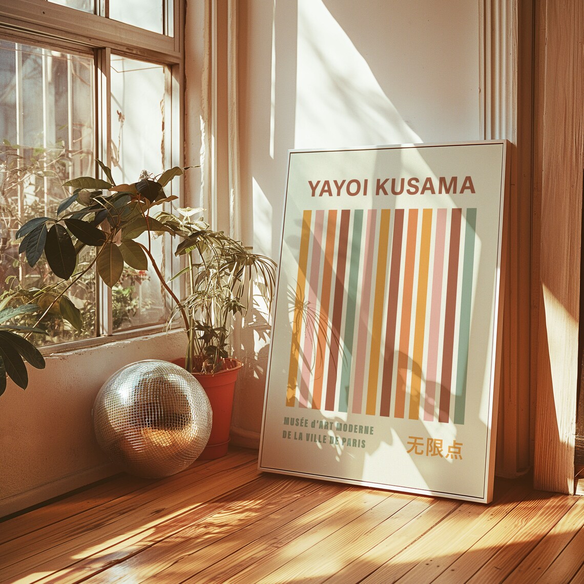 Yayoi Kusama Exhibition Poster, Retro Japanese Decor - Image 5