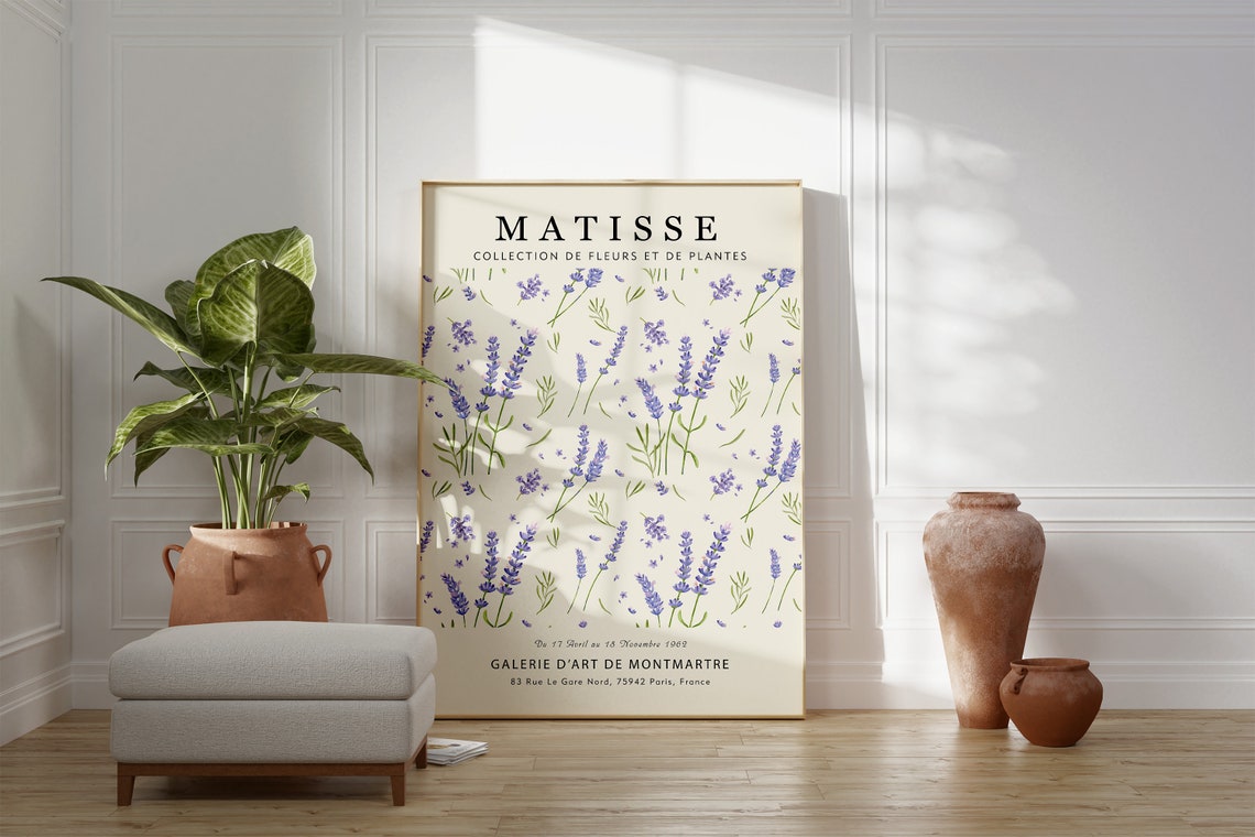 Matisse Flower Market Poster Art Print