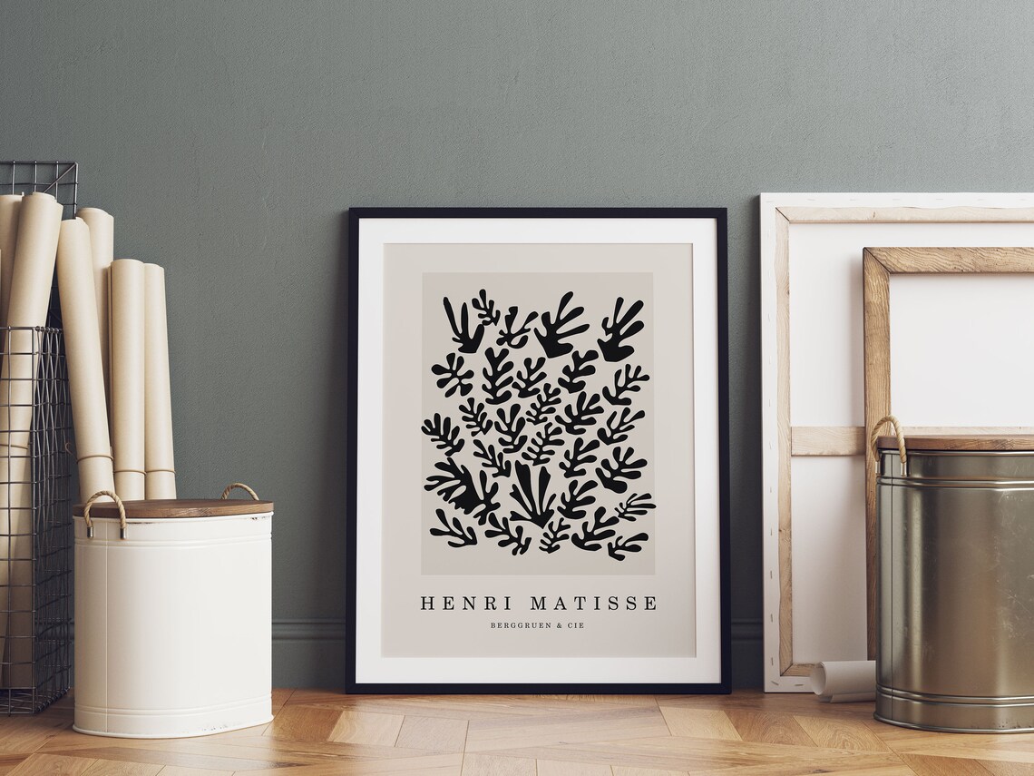 Matisse Beige Poster, Boho Minimalist Art Print - Image 2