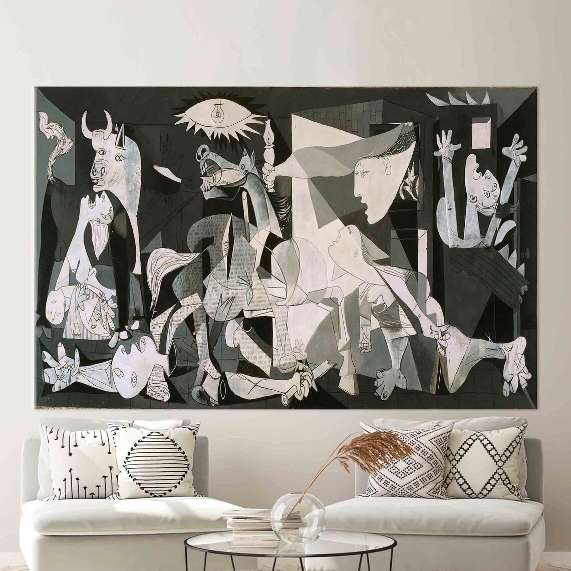 Guernica Pablo Picasso Poster Print, Famous Decor
