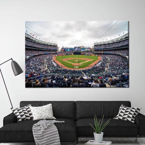 Baseball Yankee Stadium New York Wall Art Print