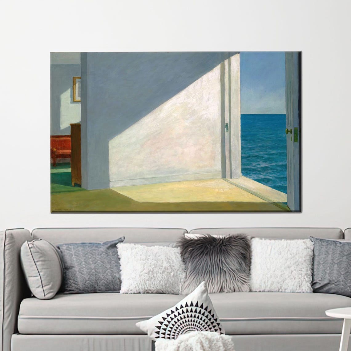 Edward Hopper Rooms by the Sea Coastal Sunlight Ocean View Poster