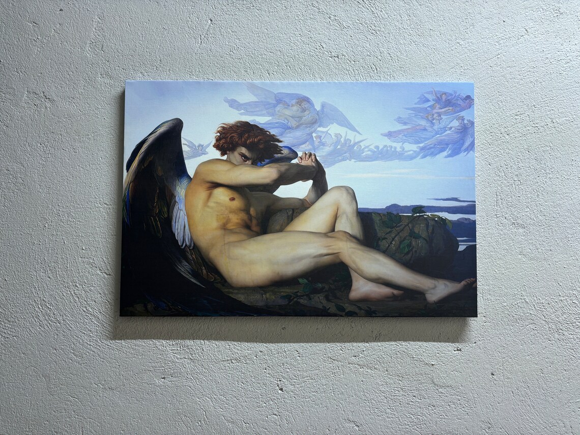 Fallen Angel, Classic Poster After Alexandre Cabanel