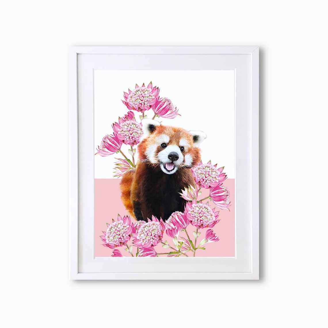 Red Panda Art Print By Lola Design