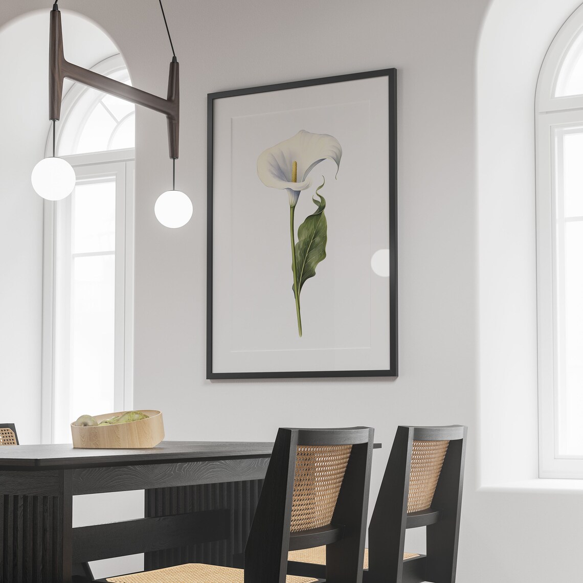 Calla Lily Botanical Flower Art Print, Floral Poster - Image 3