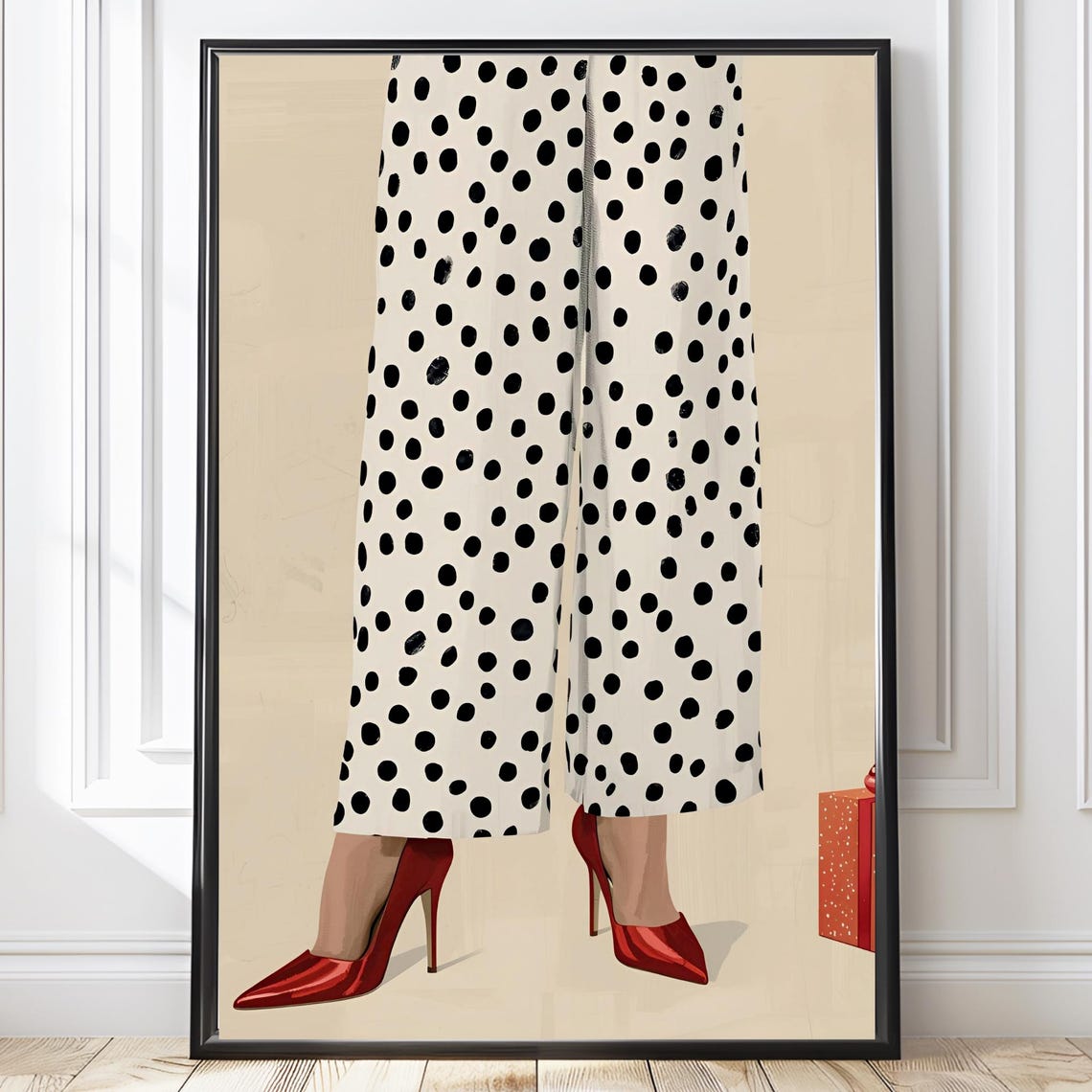 Retro Wall Art Decor Fashion Print Gift For Her
