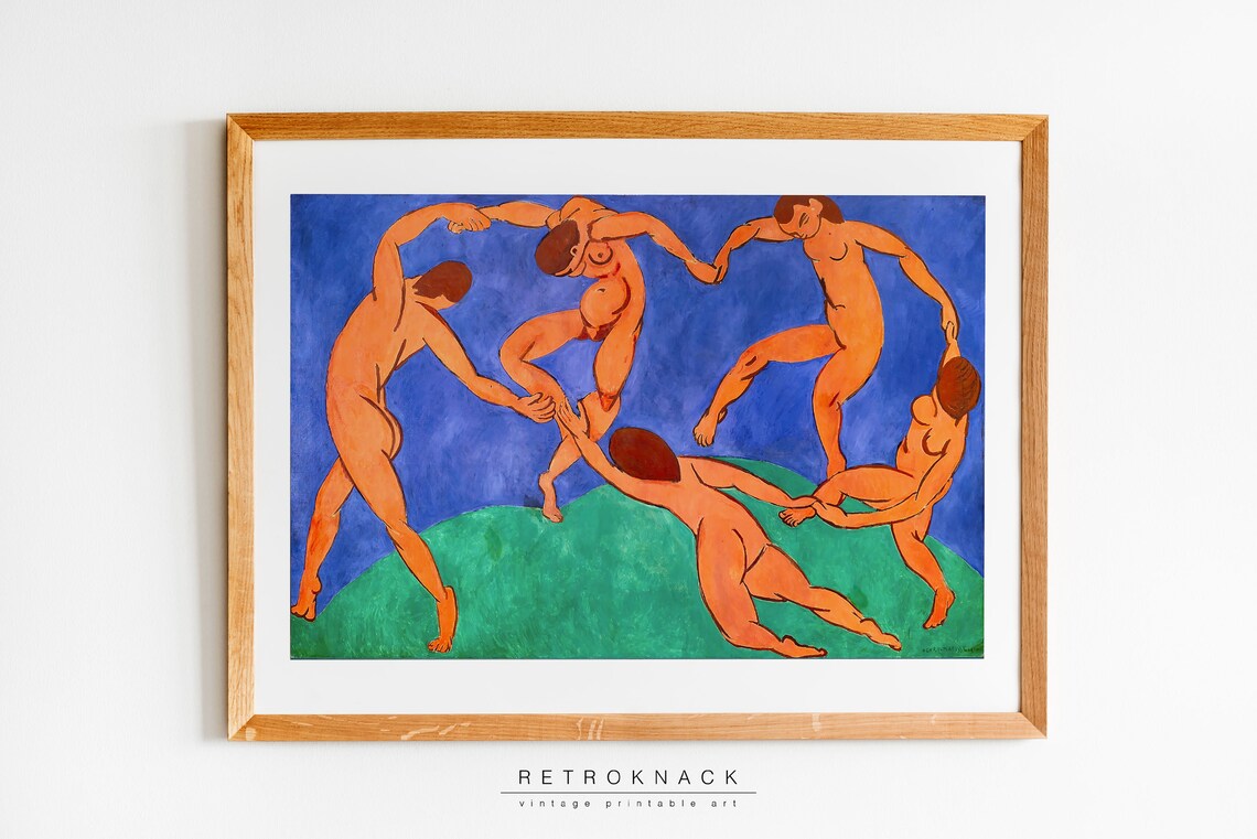 Henri Matisse The Dance Fauvist Dancing Figures Famous Painting Poster - Image 3