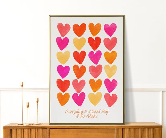 Every Day Is A Good For Pilates Motivational Wall Art Studio Decor Cute Gift Lovers Teachers