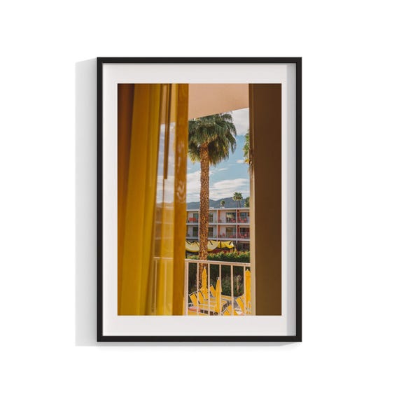 Palm Springs Photography Framed Wall Art Retro Dreams Desert Art Home Decor