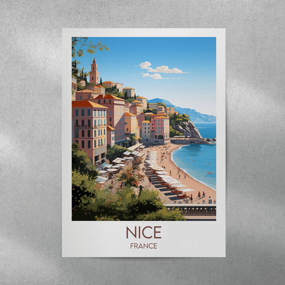 France Travel Poster, Custom Personalized Print - Image 4