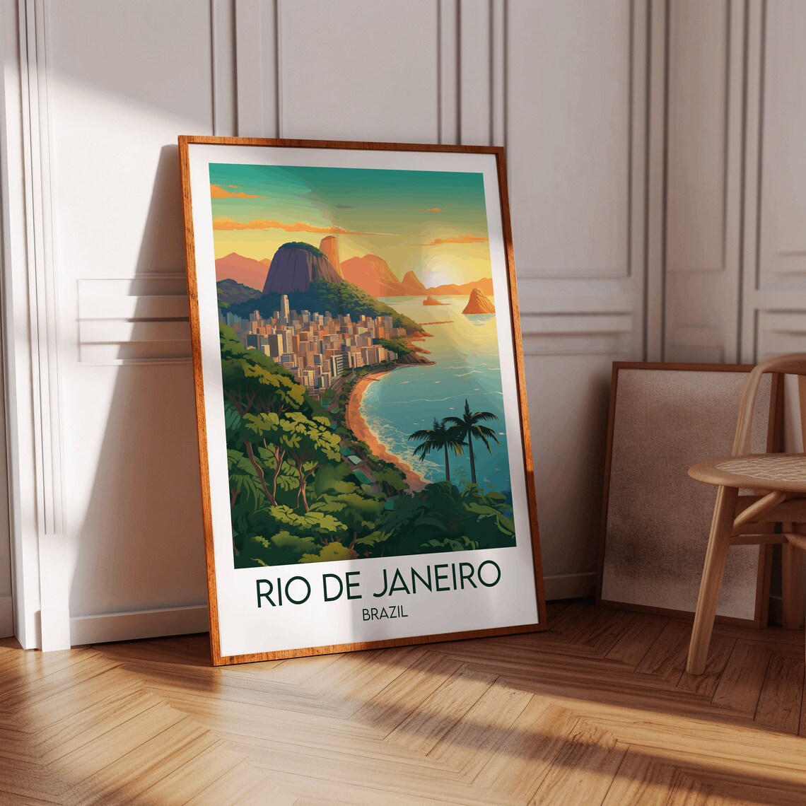 Rio De Janeiro Travel Print Wedding Gift Poster - Image 2