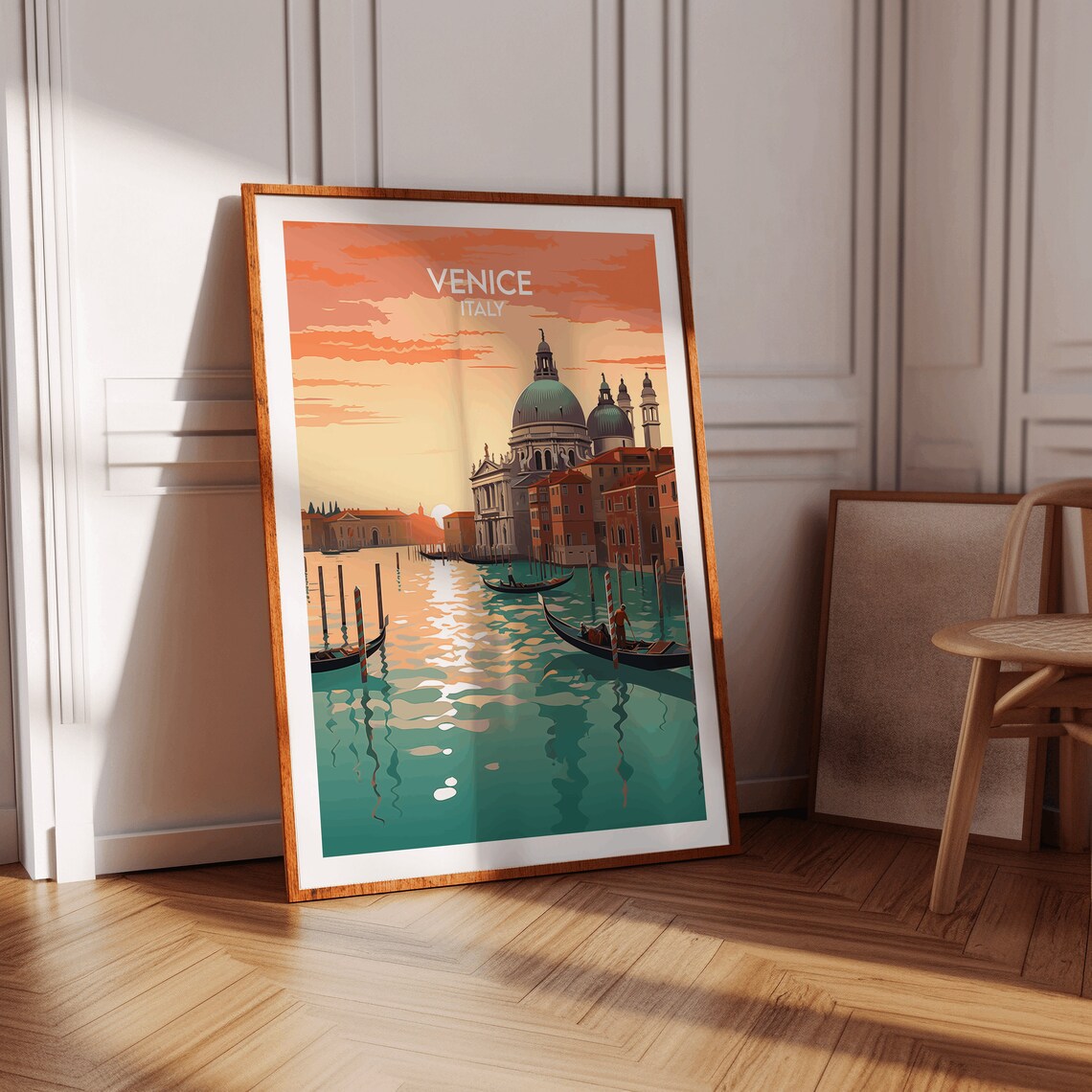 Venice Travel Poster, Italy Custom Personalized - Image 2