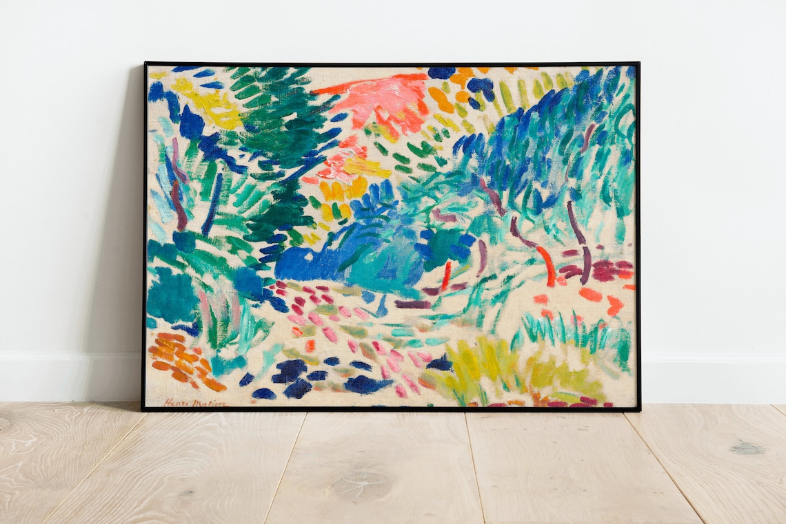 Henri Matisse Landscape at Collioure Fauvist Color Art Poster