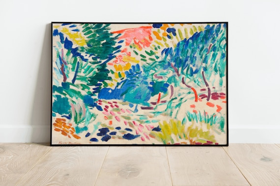 Matisse Landscape At Collioure Exhibition Print Poster A3 A4 A5 High Quality Classic Vintage Flowers Home Decor Wall Art Deco
