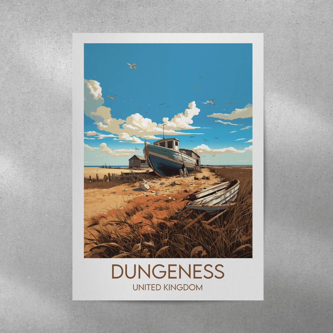 Dungeness Travel Poster, United Kingdom Place Print - Image 5
