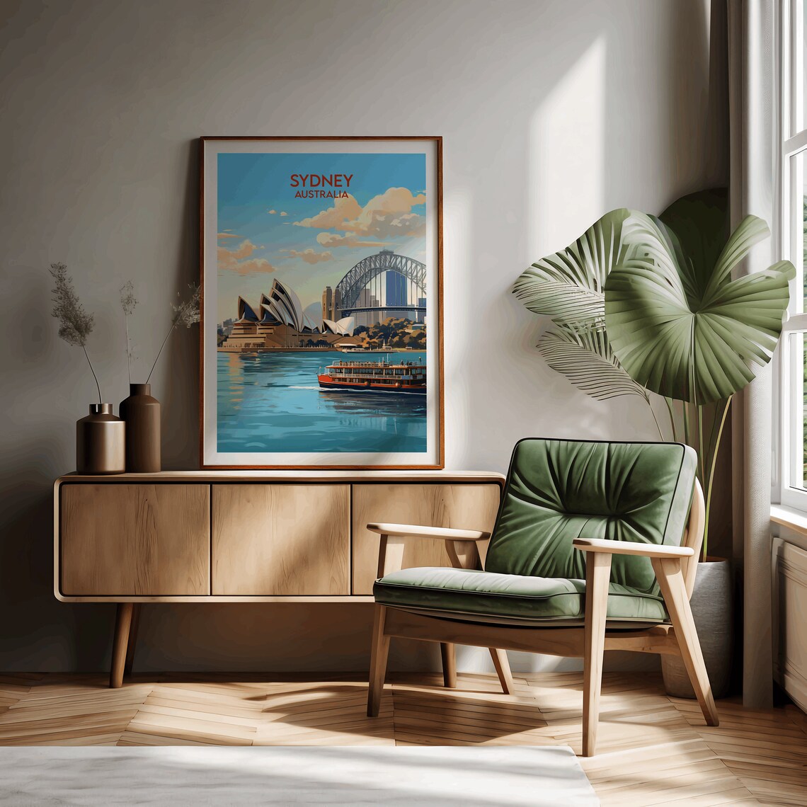 Sydney Travel Poster, Australia Custom Personalised - Image 2