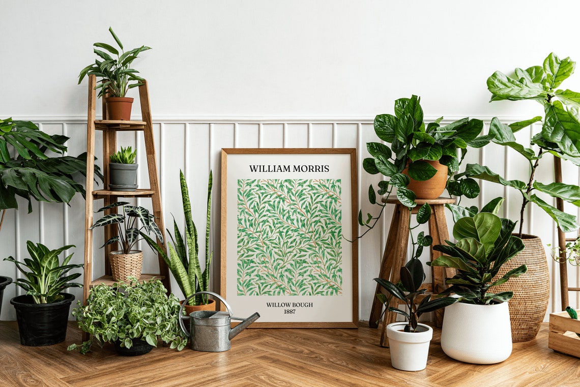 William Morris Willow Bough 1887 Green Vintage Pattern Art Poster - Image 3