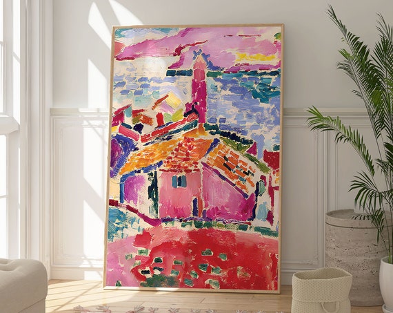 Henri Matisse View of Collioure Modern Art Print