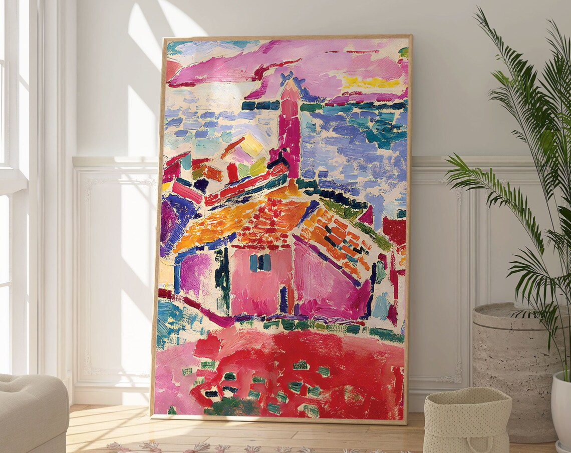 Henri Matisse View of Collioure Modern Art Print