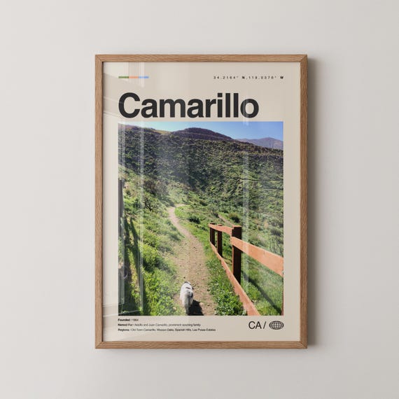Camarillo Print Wall Art Poster Photo Ranch Old Town Premium