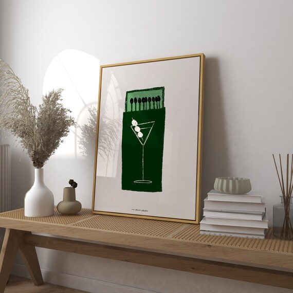 Matchbox Vintage Retro Lucky Me Kitchen Art Print