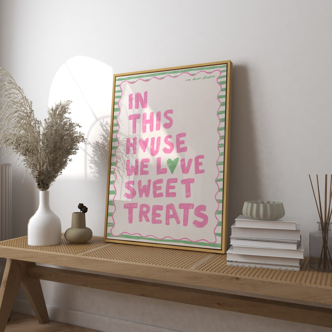 Sweet Treats Vintage Kitchen Art Print Poster