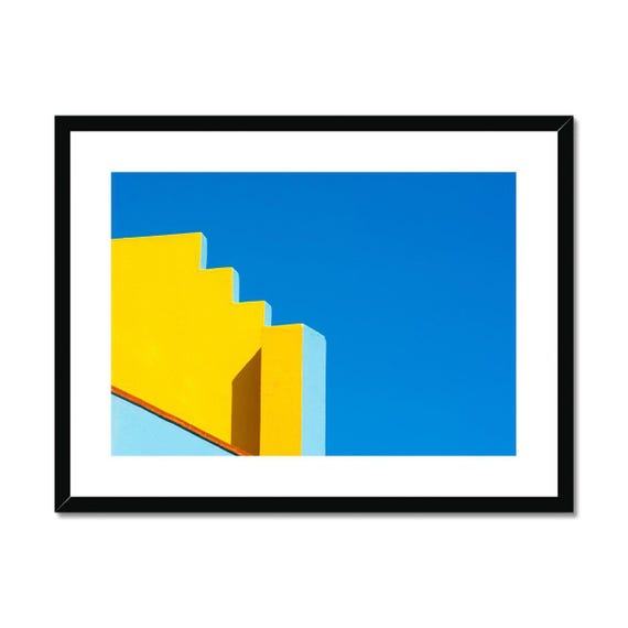 Building Rooftop Photography Tip Top 05 Textured Faade Architectural Matte Print