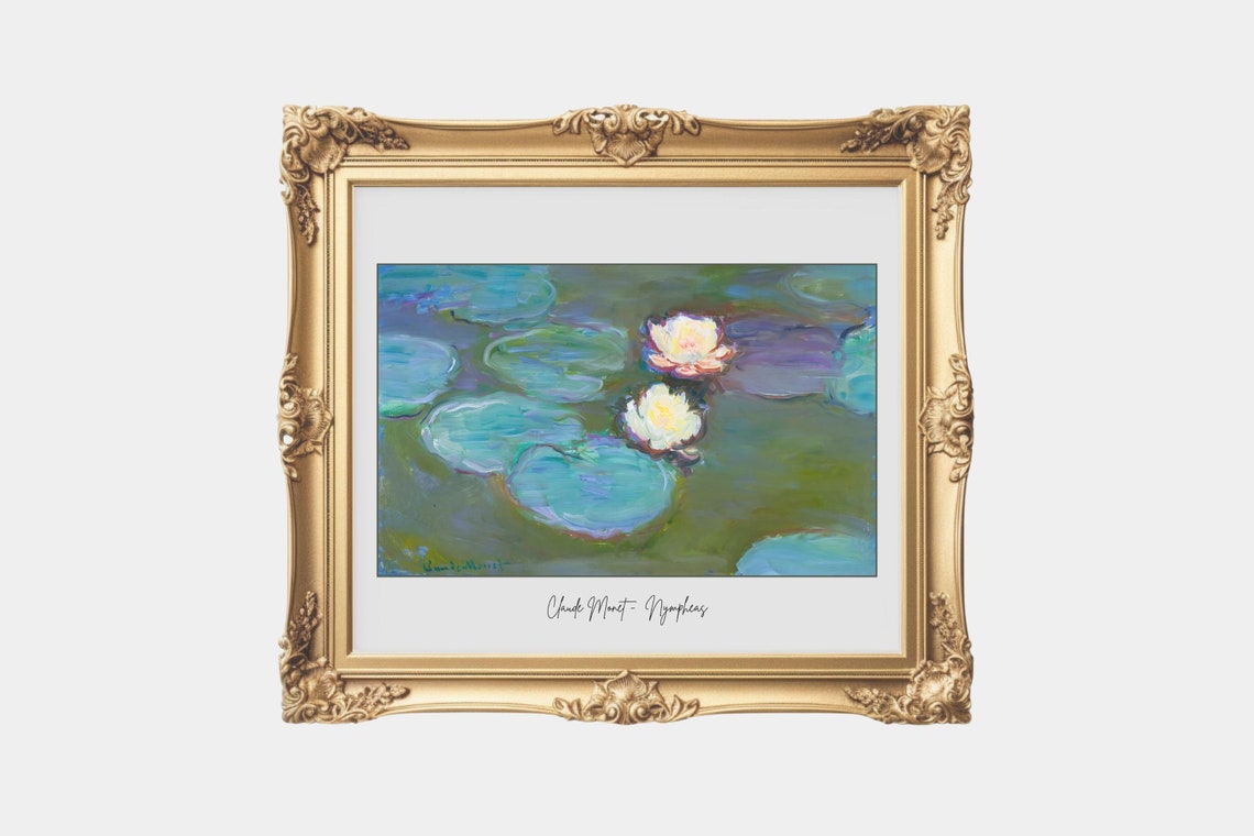 Claude Monet Nympheas, Impressionism Art Print