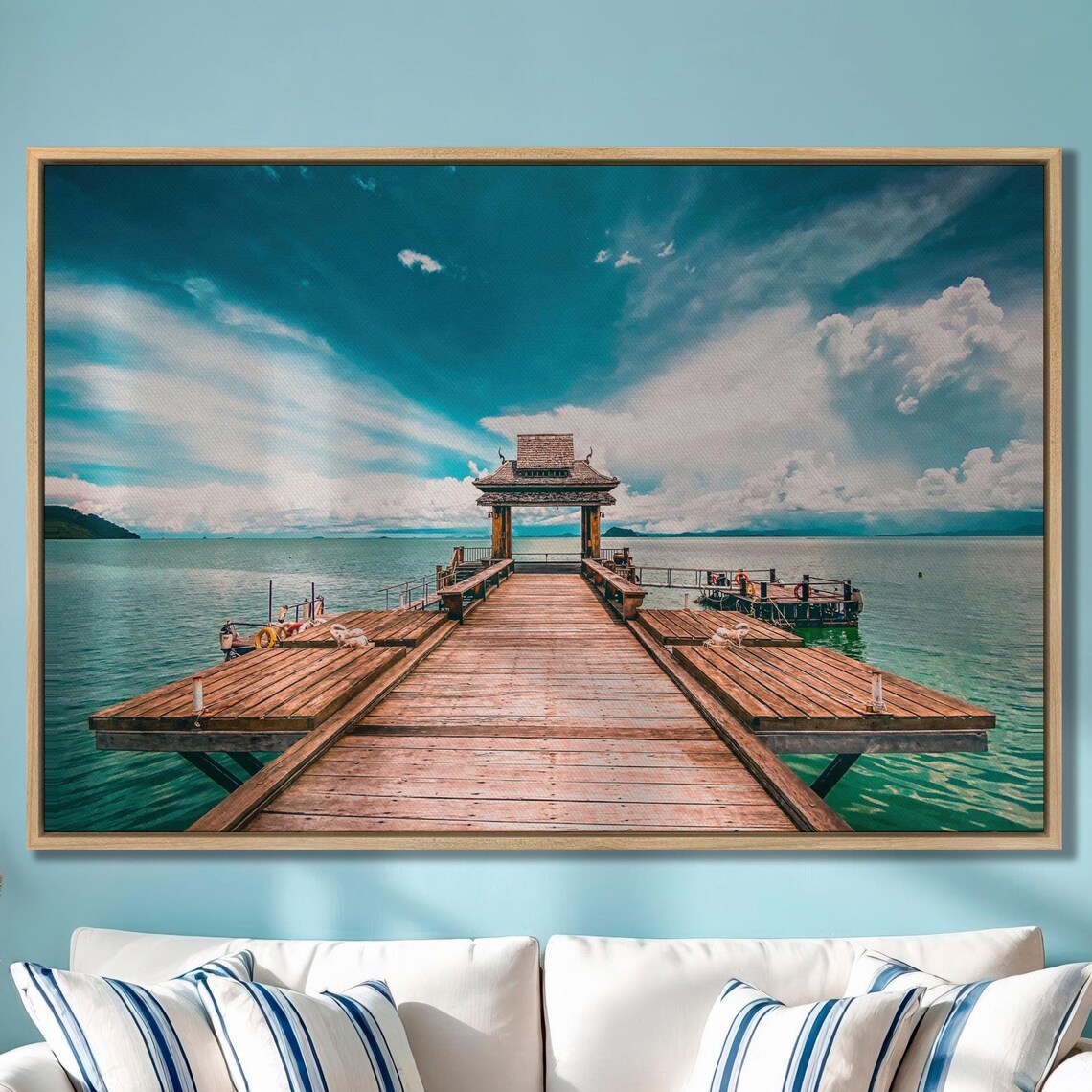 View Of Paradise Santhiya Resort In Koh Yao Yai Wall Art Island In The Andaman Sea Wall Art Decor Between Krabi And Phuket Thailand