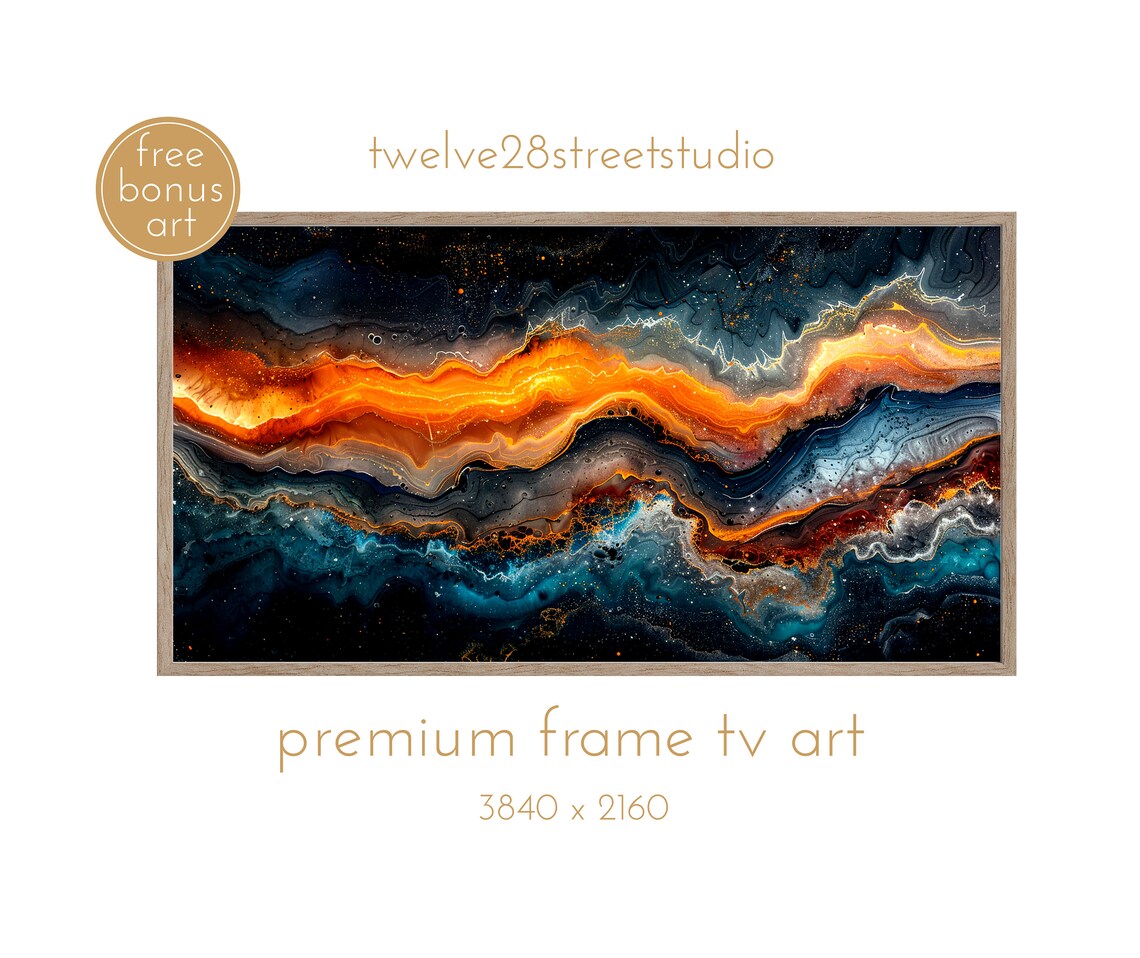 Frame Tv Art Abstract Tv Art Moody Tv Art Tv Art Beautiful Universe Modern Art For Tv Abstract Tv Art Minimalist Dark Academia