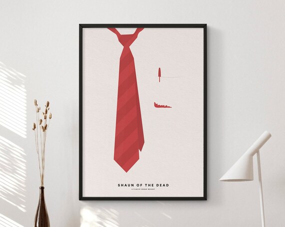 Shaun Of The Dead Minimalist Movie Poster Print