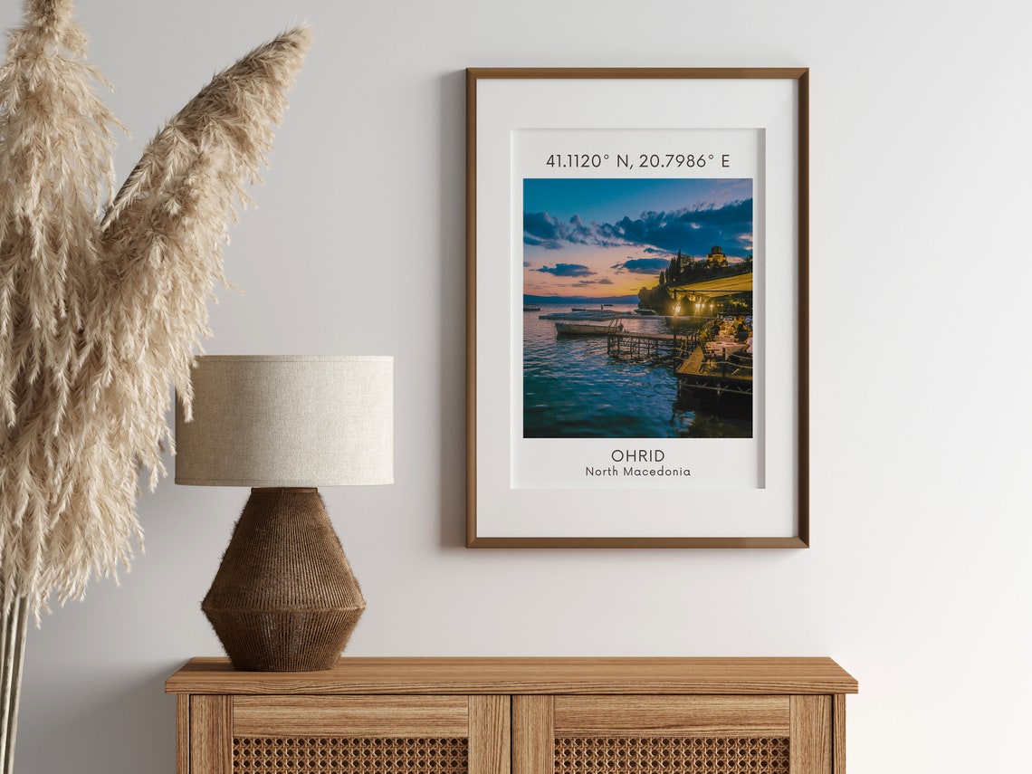 Lake Ohrid, North Macedonia Travel Poster - Image 3